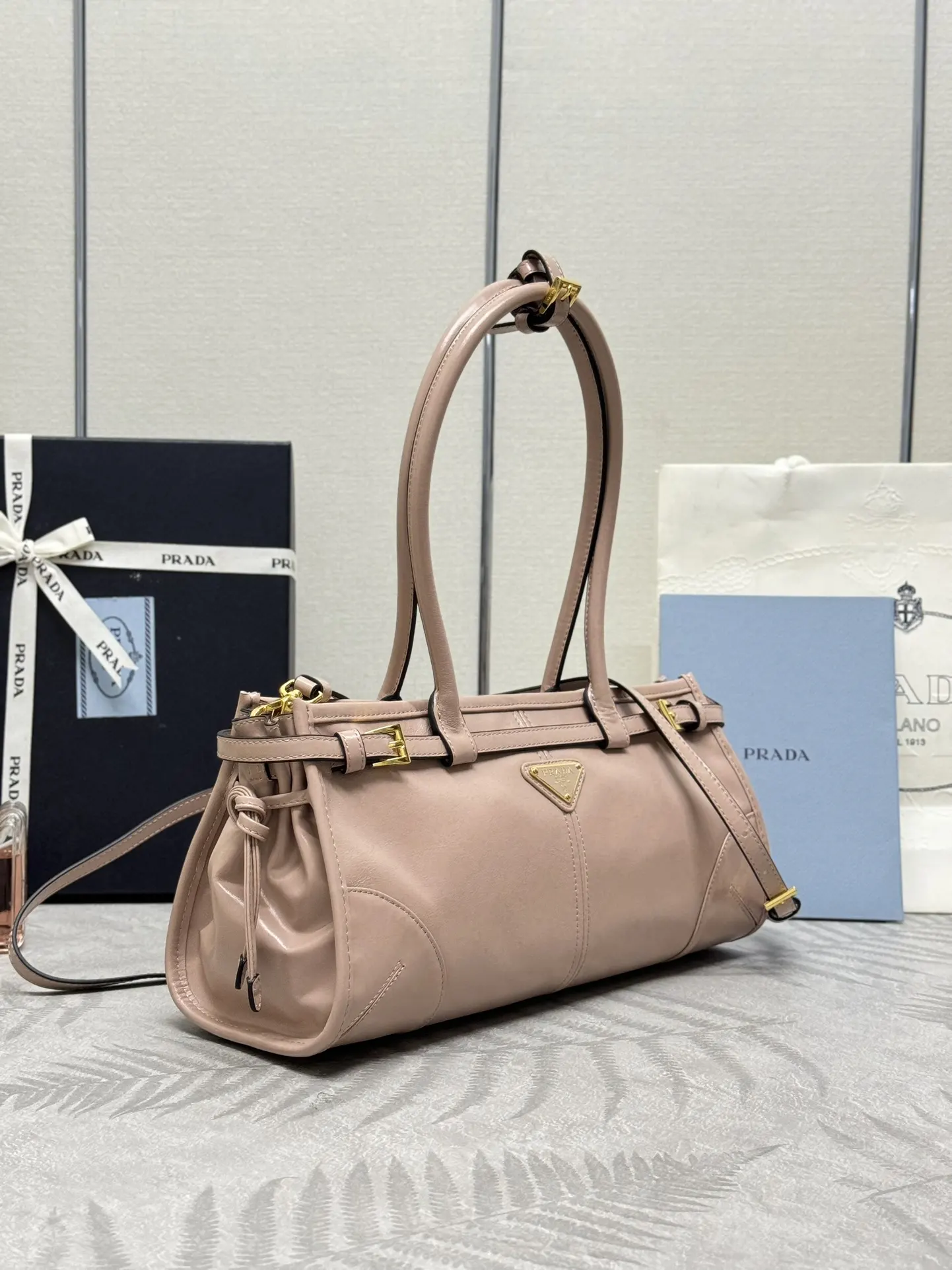 Soft Lux Leather Top-Handle Bag D104016426 — view 2