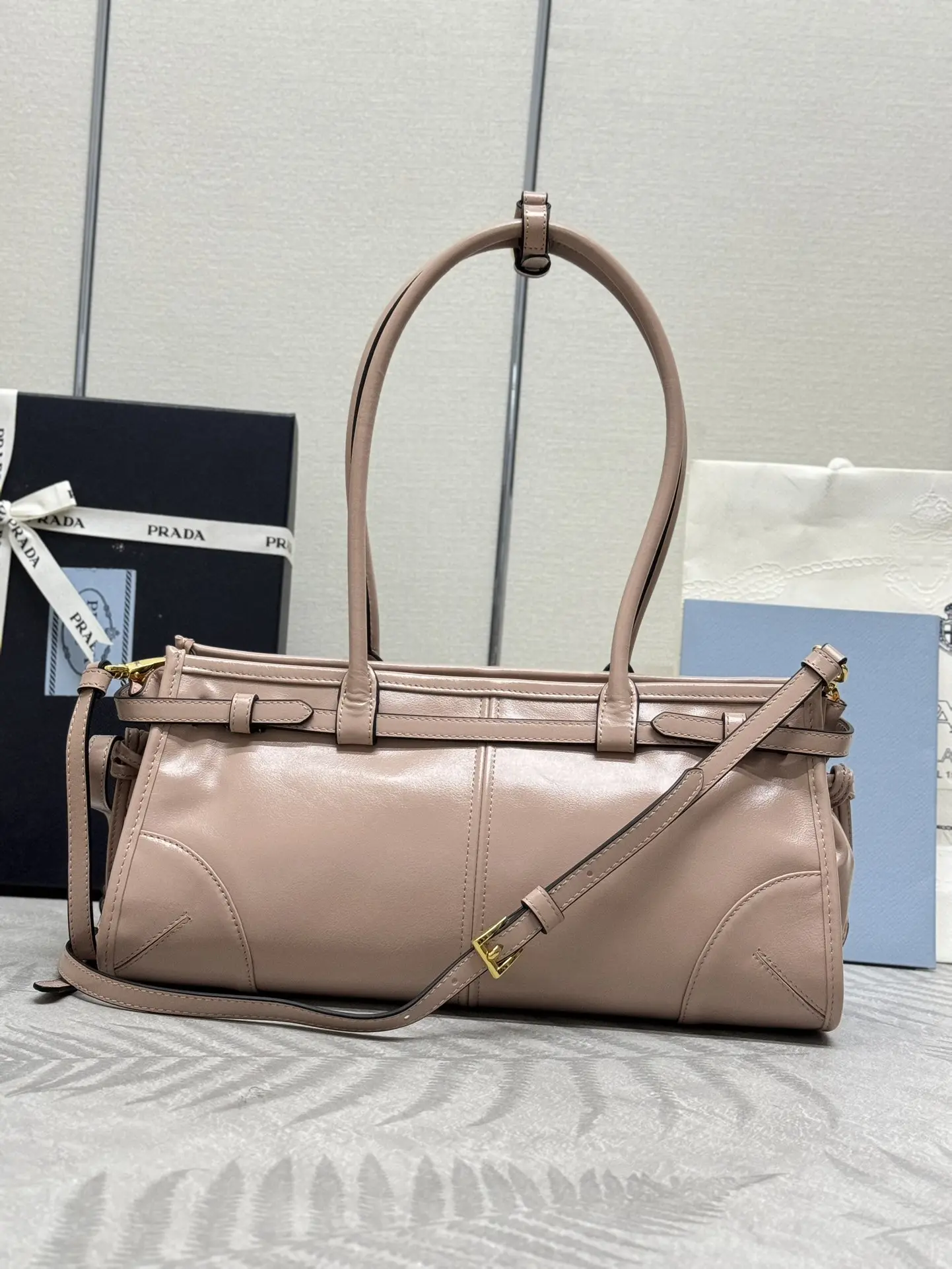 Soft Lux Leather Top-Handle Bag D104016426 — view 3