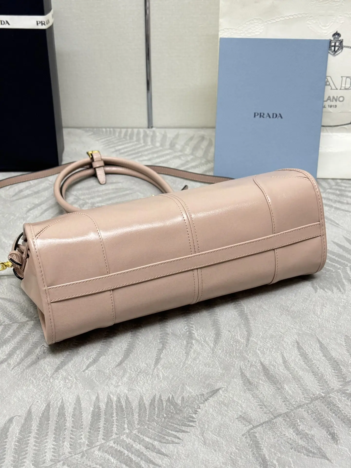 Soft Lux Leather Top-Handle Bag D104016426 — view 4