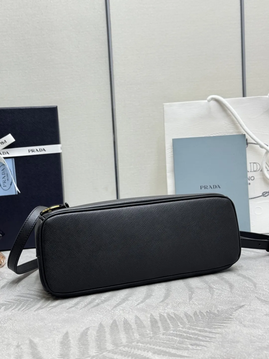 Prada Saffiano Crossbody Top-Handle Bag D108016432 — view 6