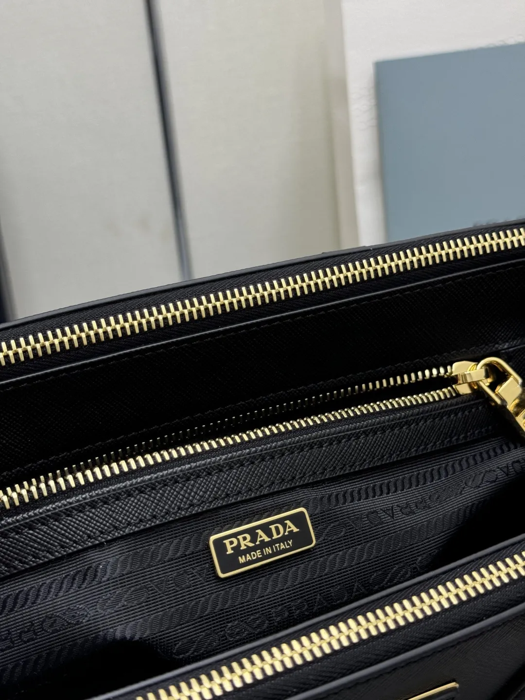 Prada Saffiano Crossbody Top-Handle Bag D108016432 — view 9