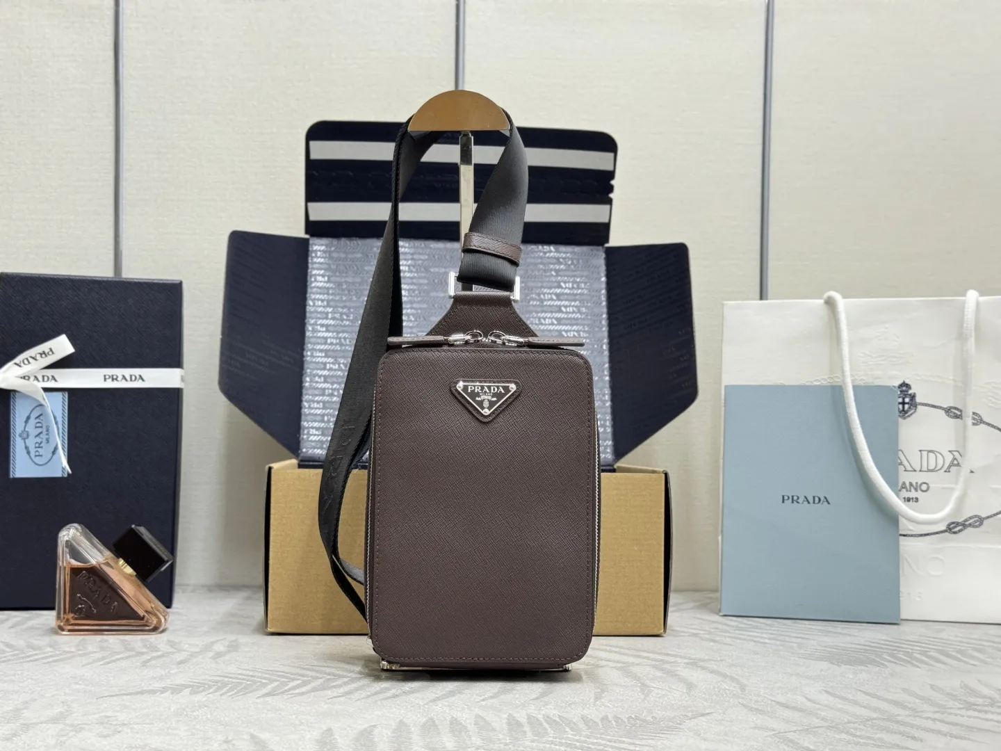 Saffiano Leather Crossbody Bag D68016433