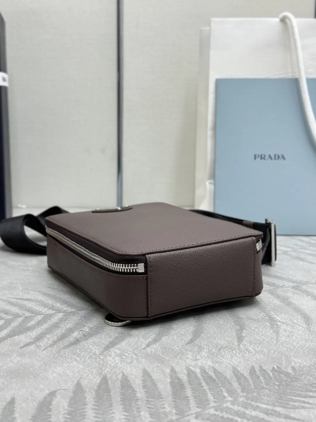 Saffiano Leather Crossbody Bag D68016433 — view 5