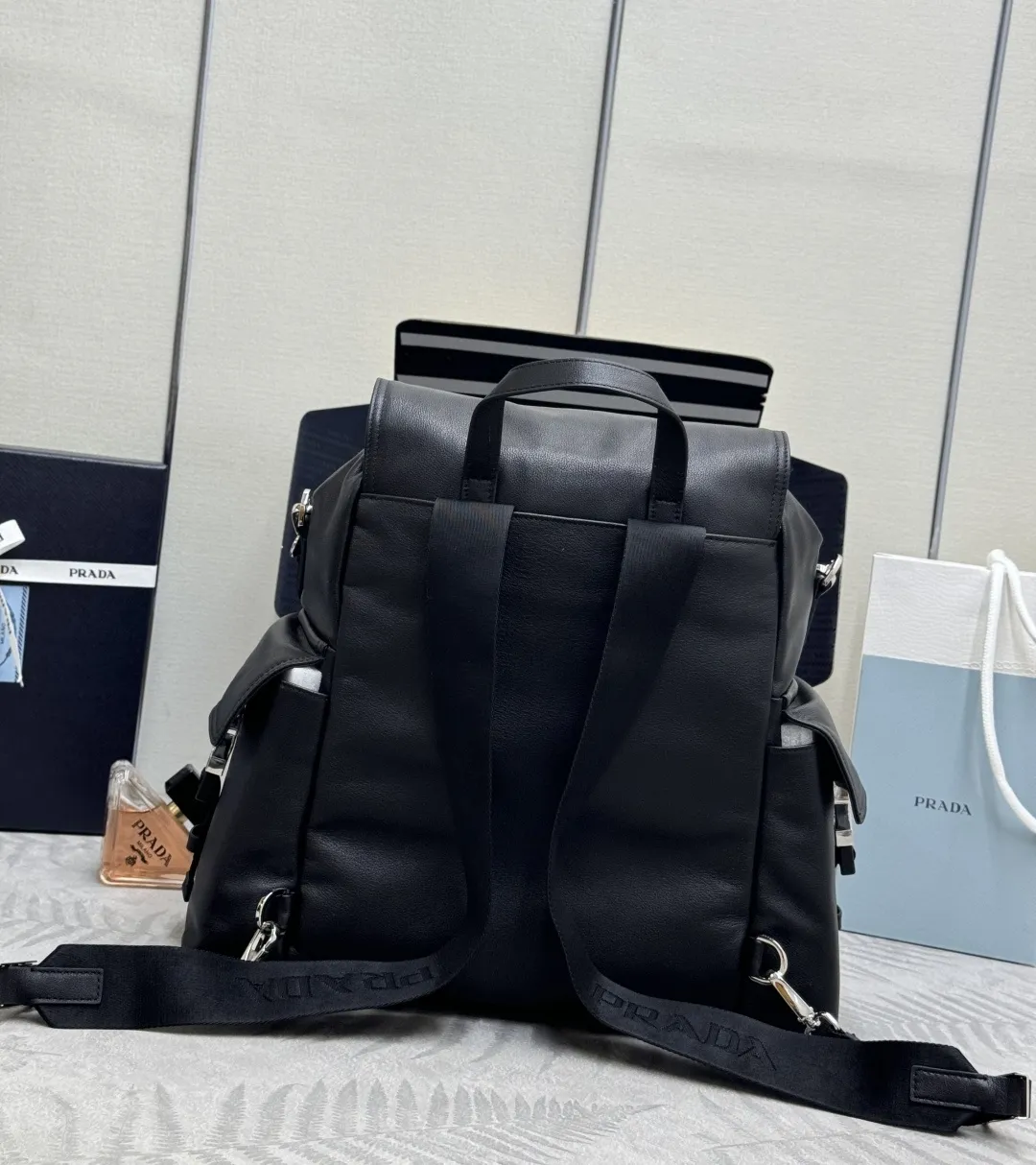 Prada Explore Buffalo Leather Backpack D126016443 — view 2
