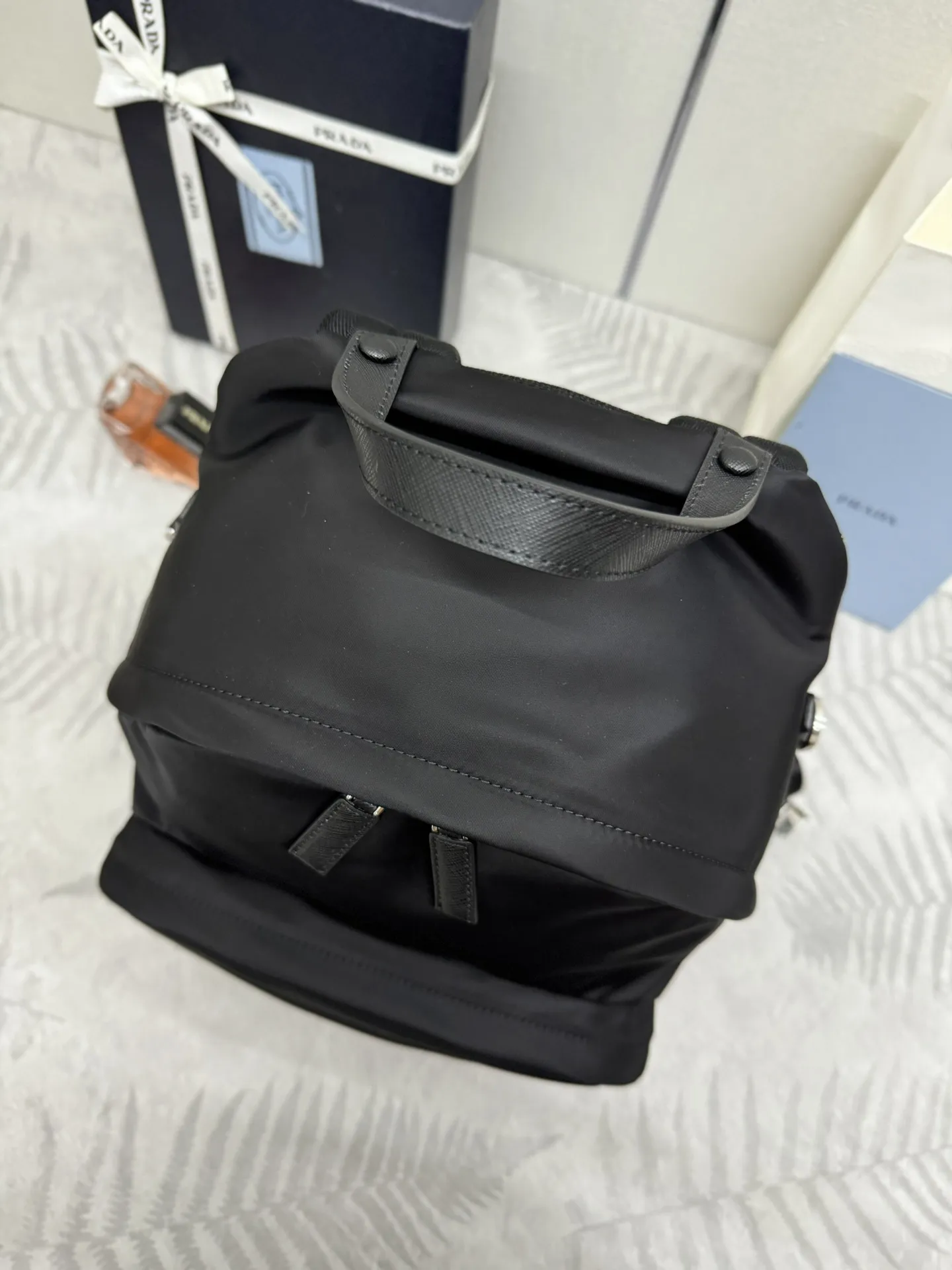 Prada 2VZ066 Saffiano & Nylon Backpack D75016446 — view 3