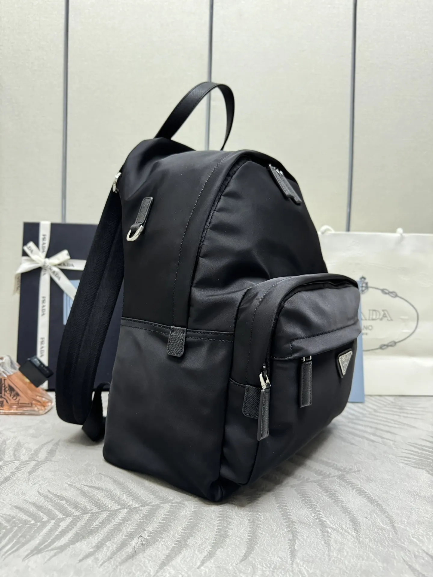 Prada 2VZ066 Saffiano & Nylon Backpack D75016446 — view 5
