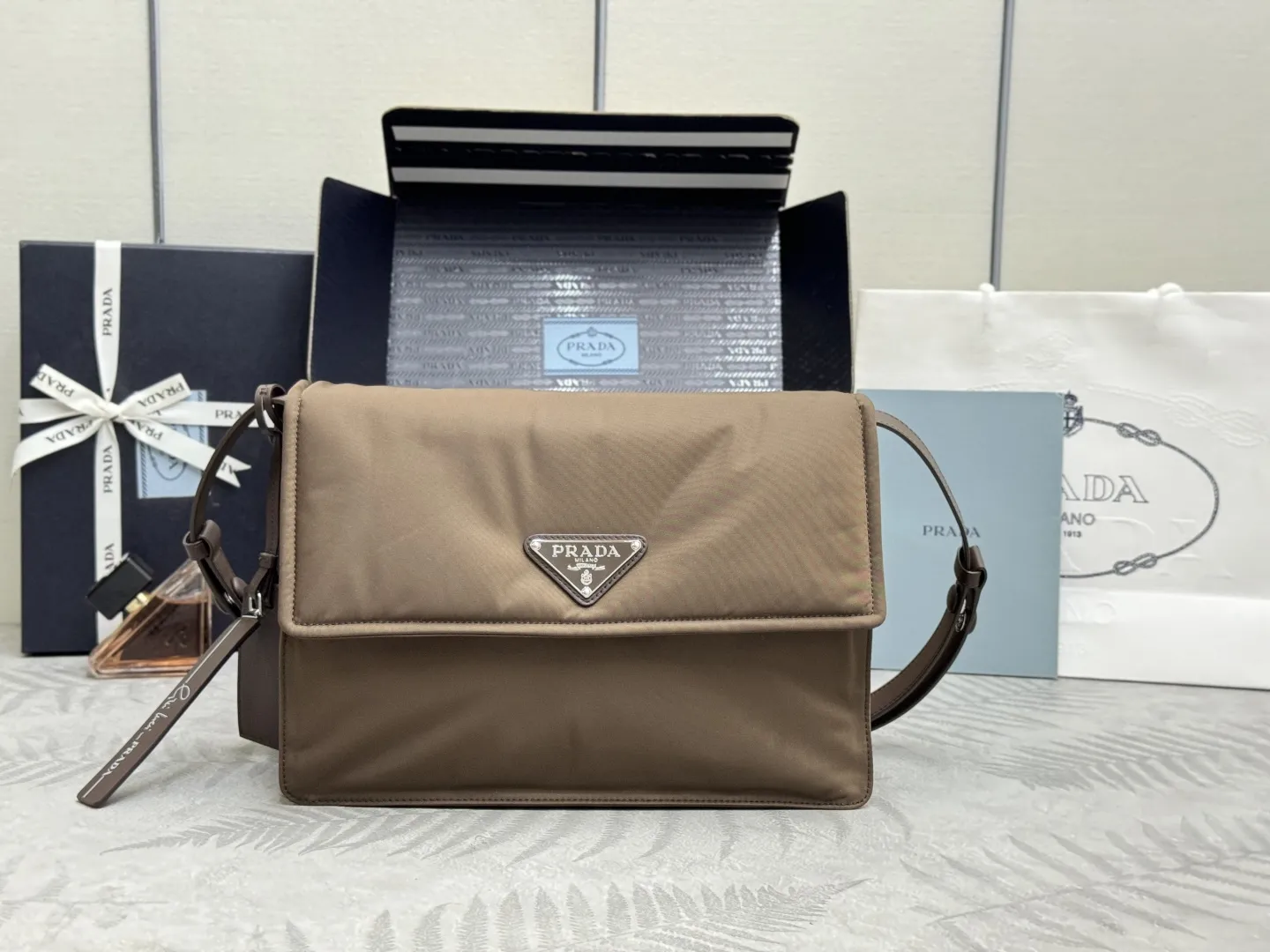Prada Nylon Messenger Bag D85016450