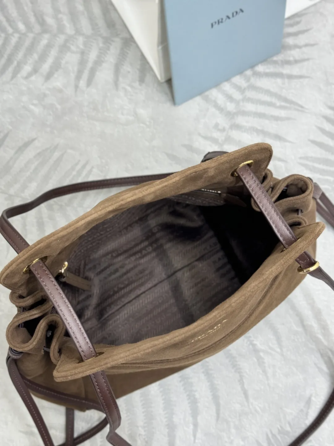 Suede Shoulder Bag 1BG641 D95016451 — view 8