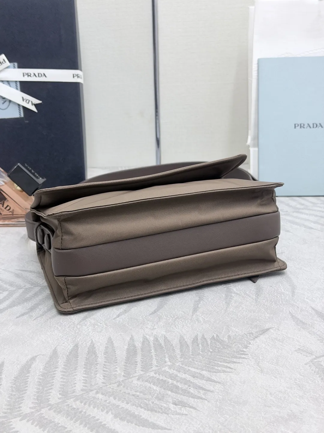 Prada Re-Nylon Mini Flap Crossbody Bag D72016452 — view 6