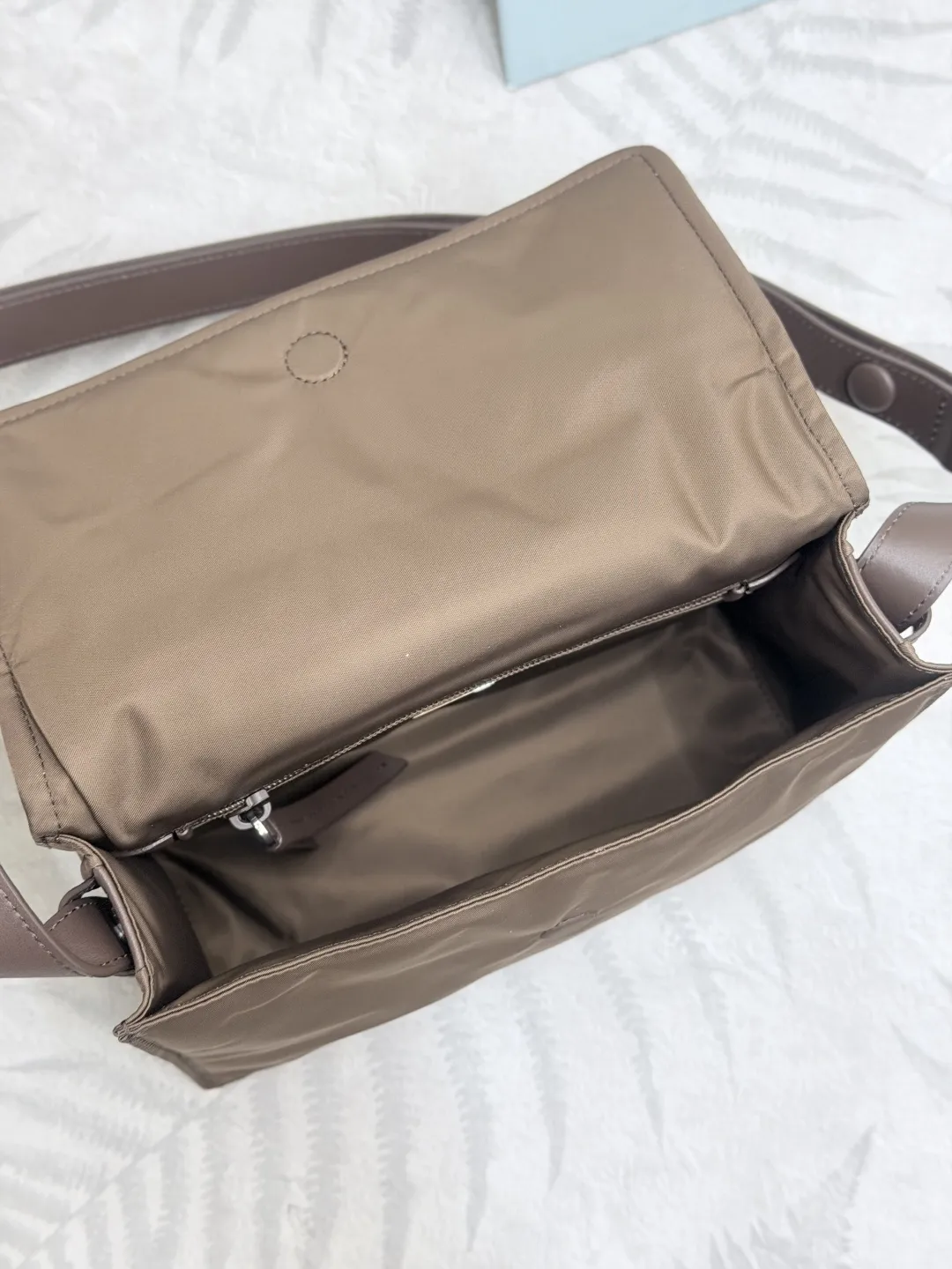 Prada Re-Nylon Mini Flap Crossbody Bag D72016452 — view 7