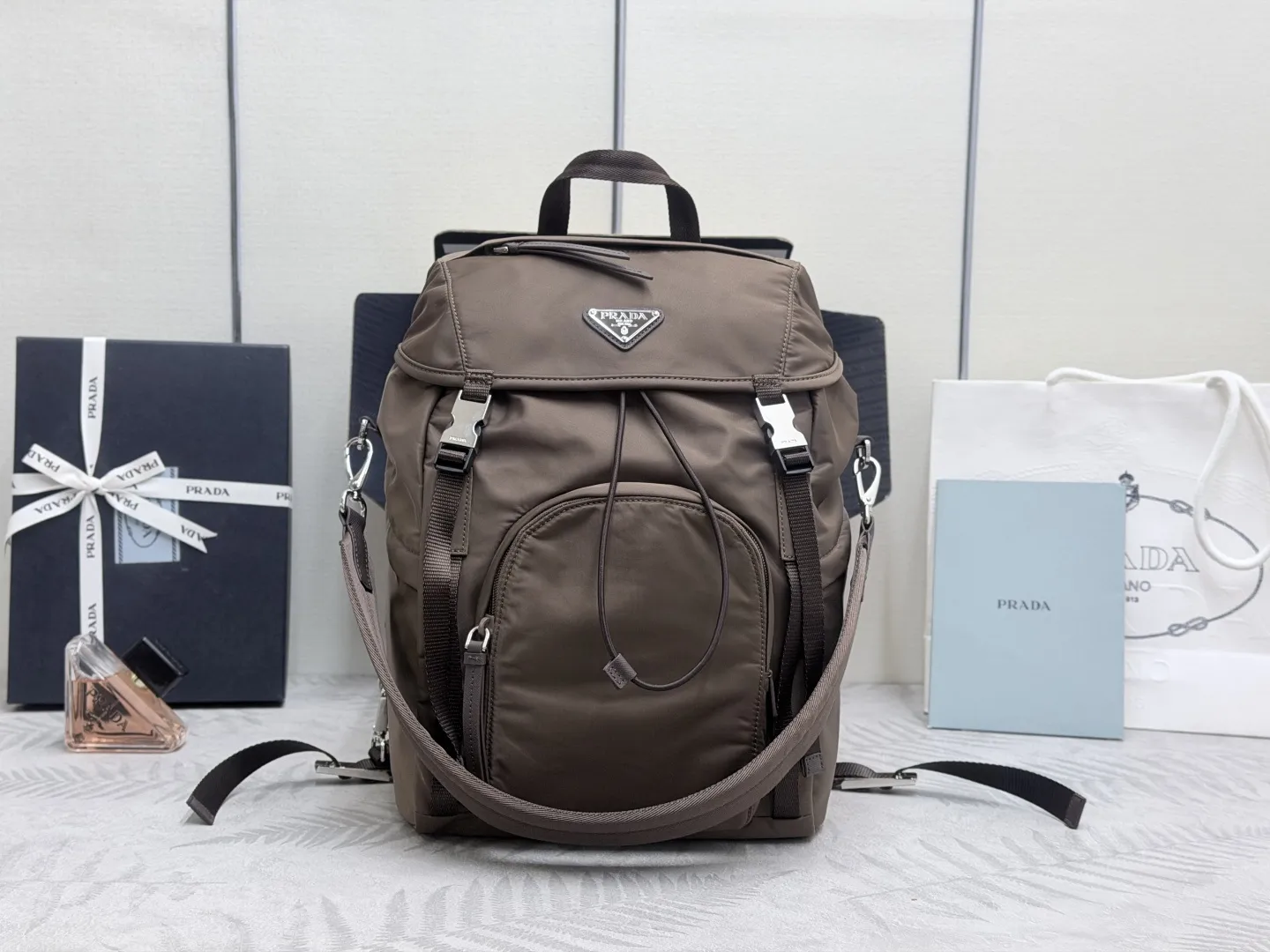 Re-Nylon Backpack with Detachable Straps D85016453
