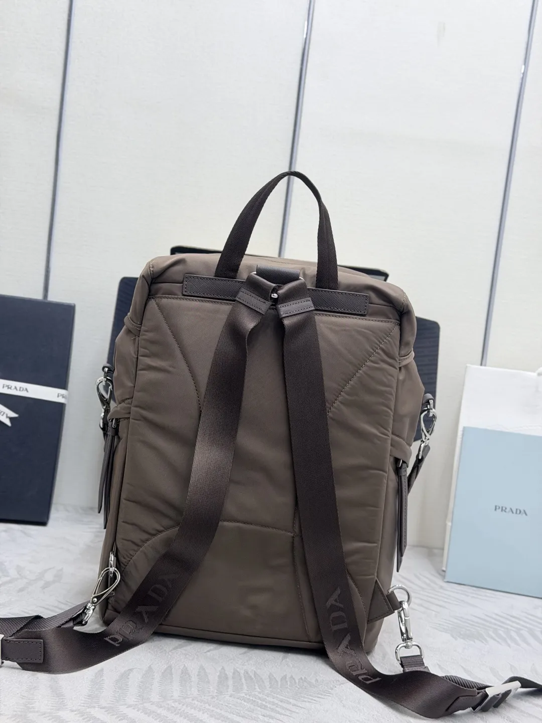 Re-Nylon Backpack with Detachable Straps D85016453 — view 2