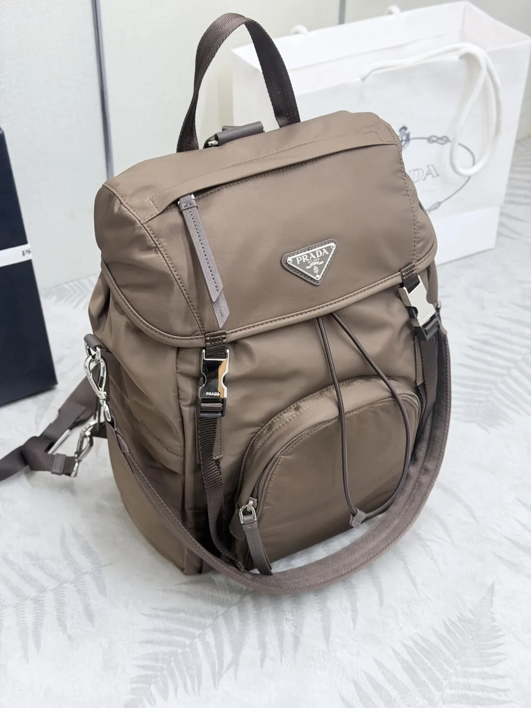 Re-Nylon Backpack with Detachable Straps D85016453 — view 3