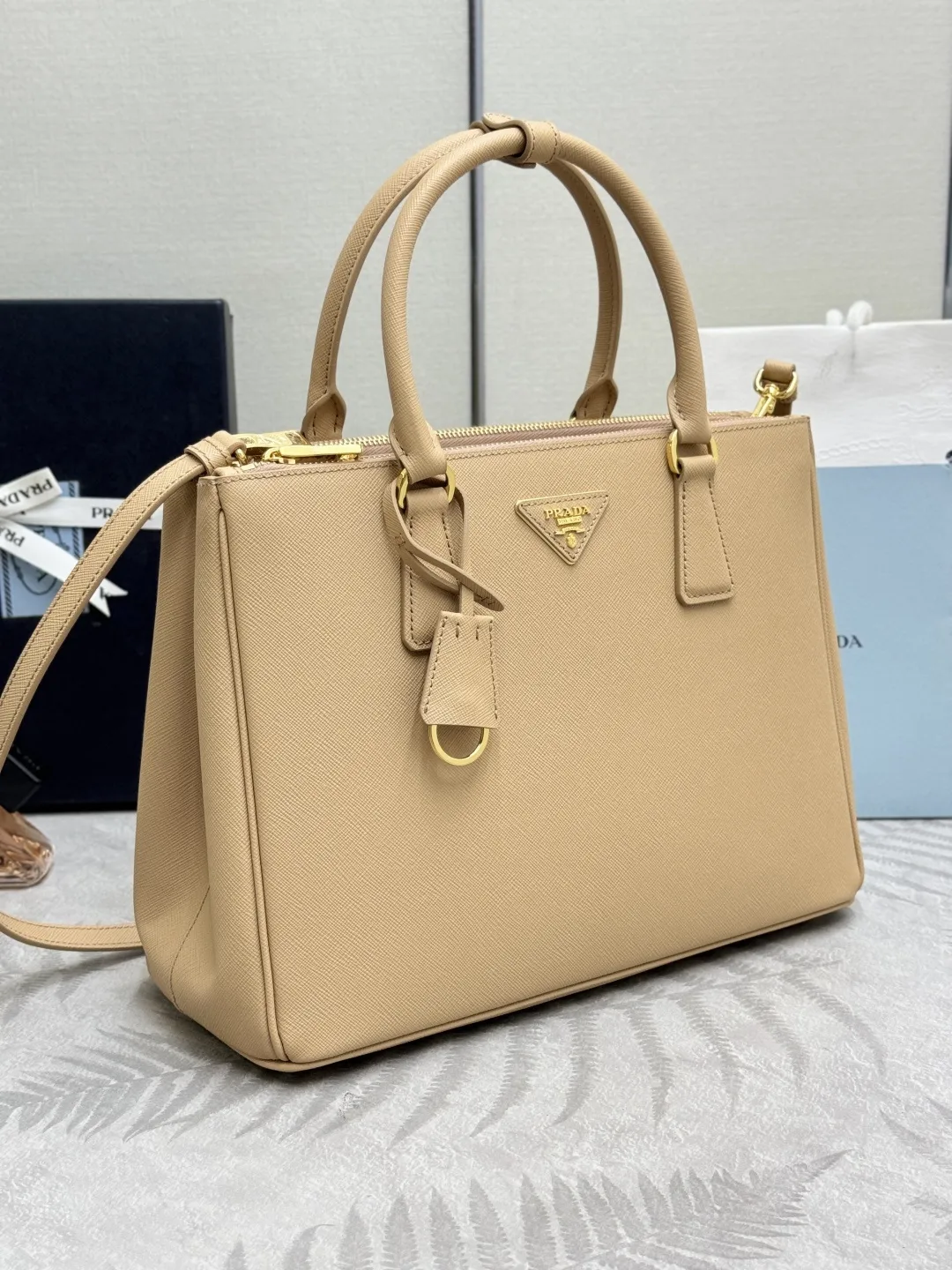 Saffiano Leather Double Handle Tote Bag D103016454 — view 5