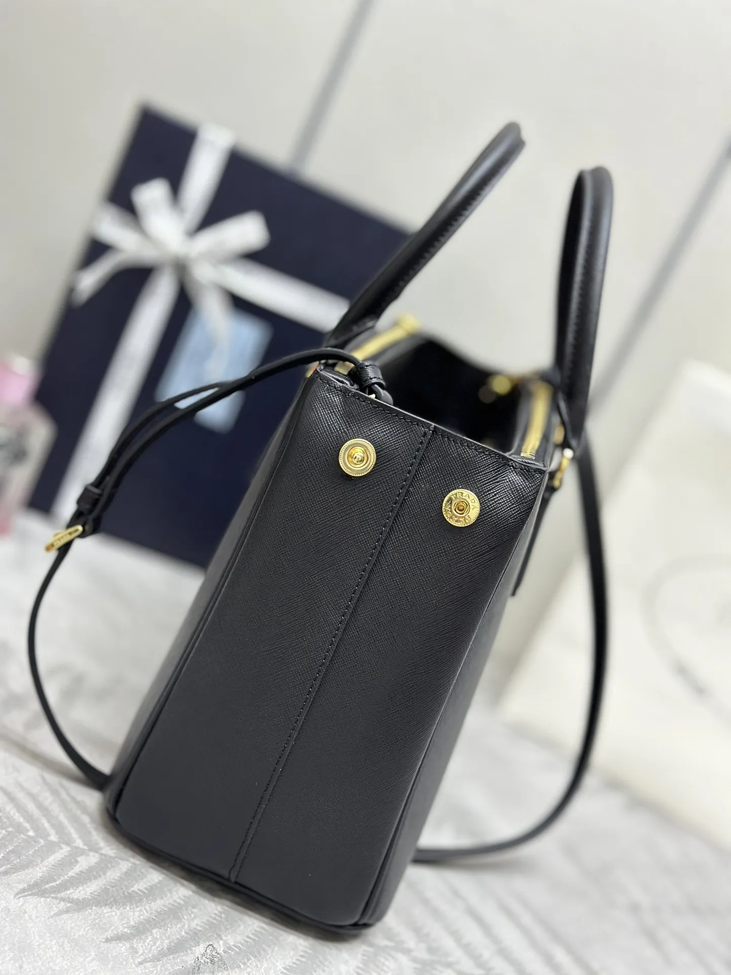 Prada Saffiano Leather Double Handle Tote Bag D103016455 — view 9