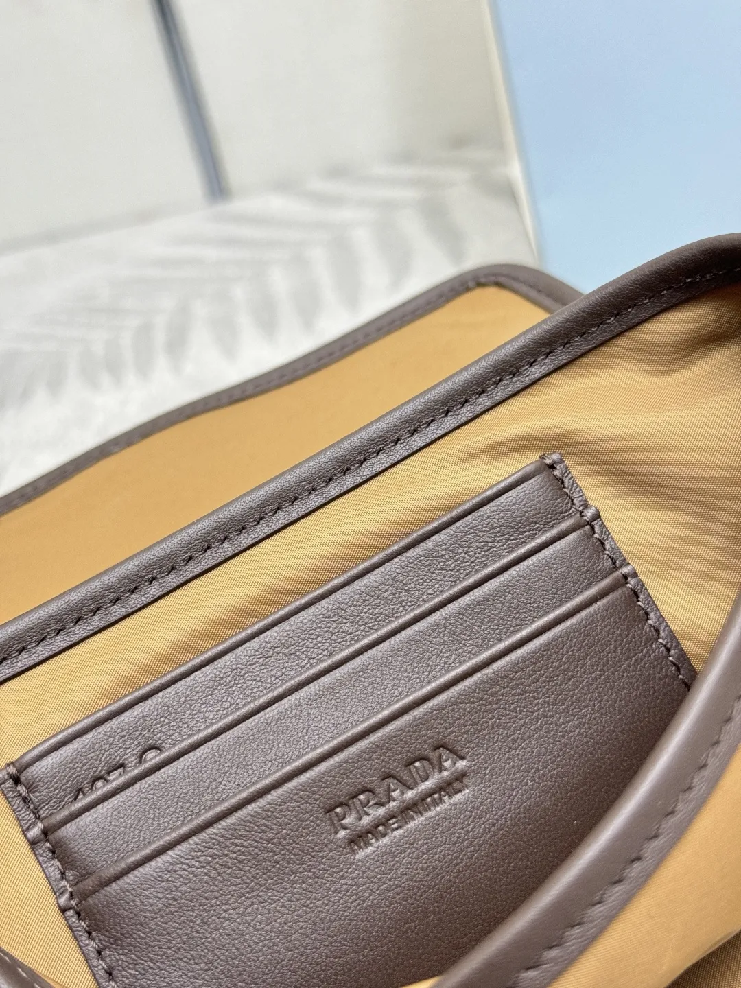 Re-Nylon Color-Block Crossbody Phone Bag D63016459 — view 9