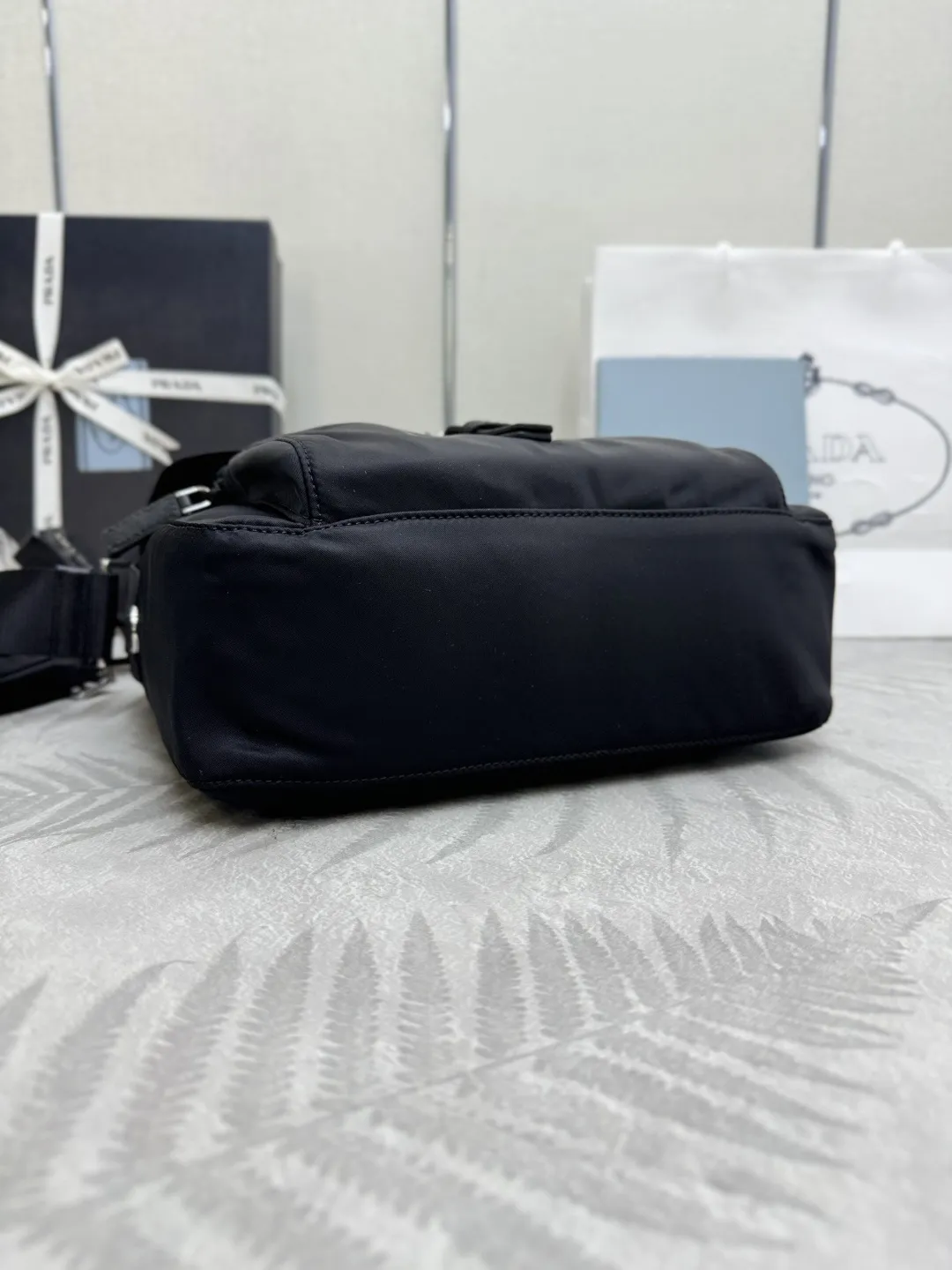 Re-Nylon Crossbody Bag with Mini Pouch D73016461 — view 6