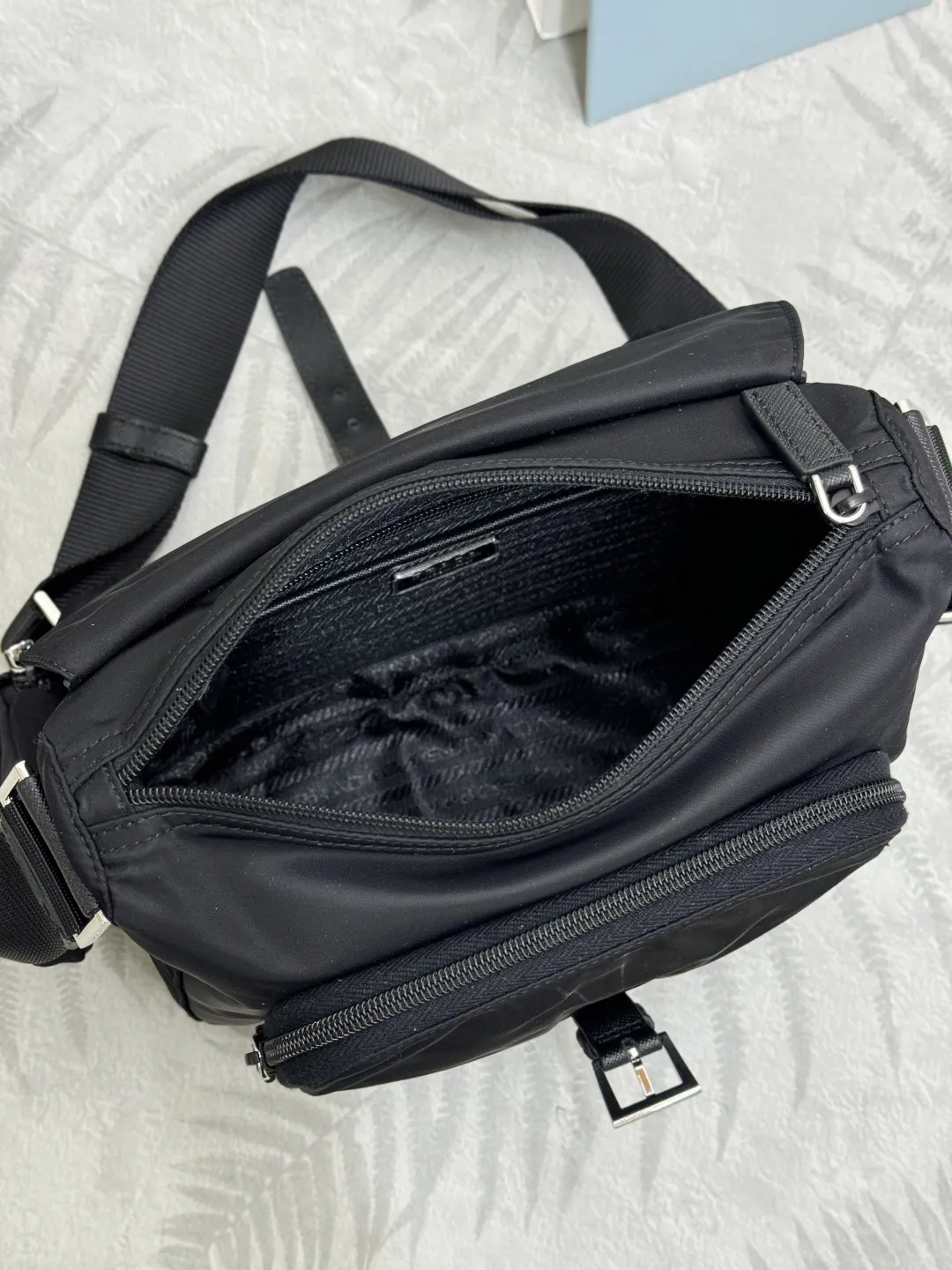 Re-Nylon Crossbody Bag with Mini Pouch D73016461 — view 8