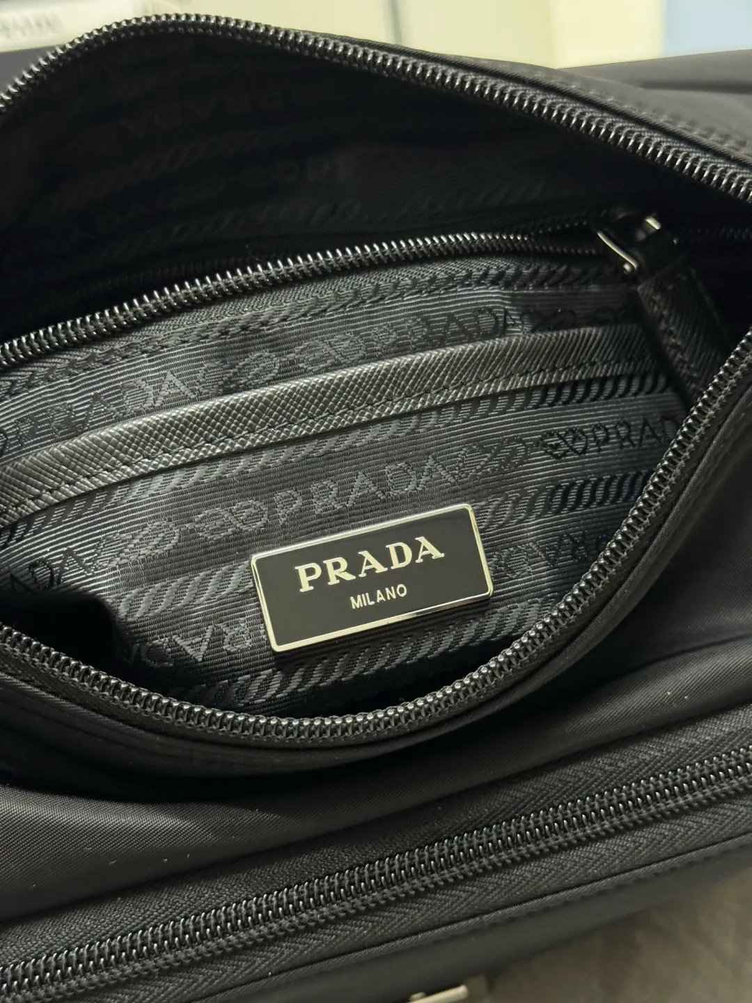 Re-Nylon Crossbody Bag with Mini Pouch D73016461 — view 9