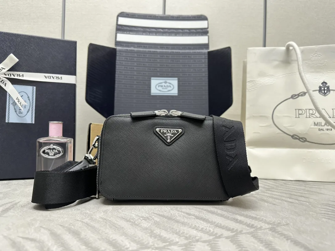 Prada Saffiano Leather Crossbody Bag 2VH173 D73016462