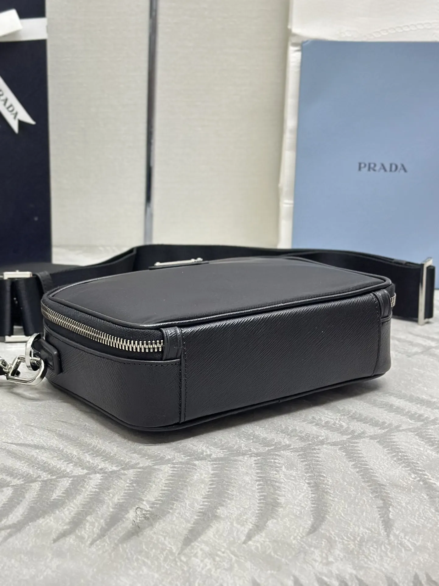 Nylon Crossbody Bag with Detachable Pouch D70016465 — view 7