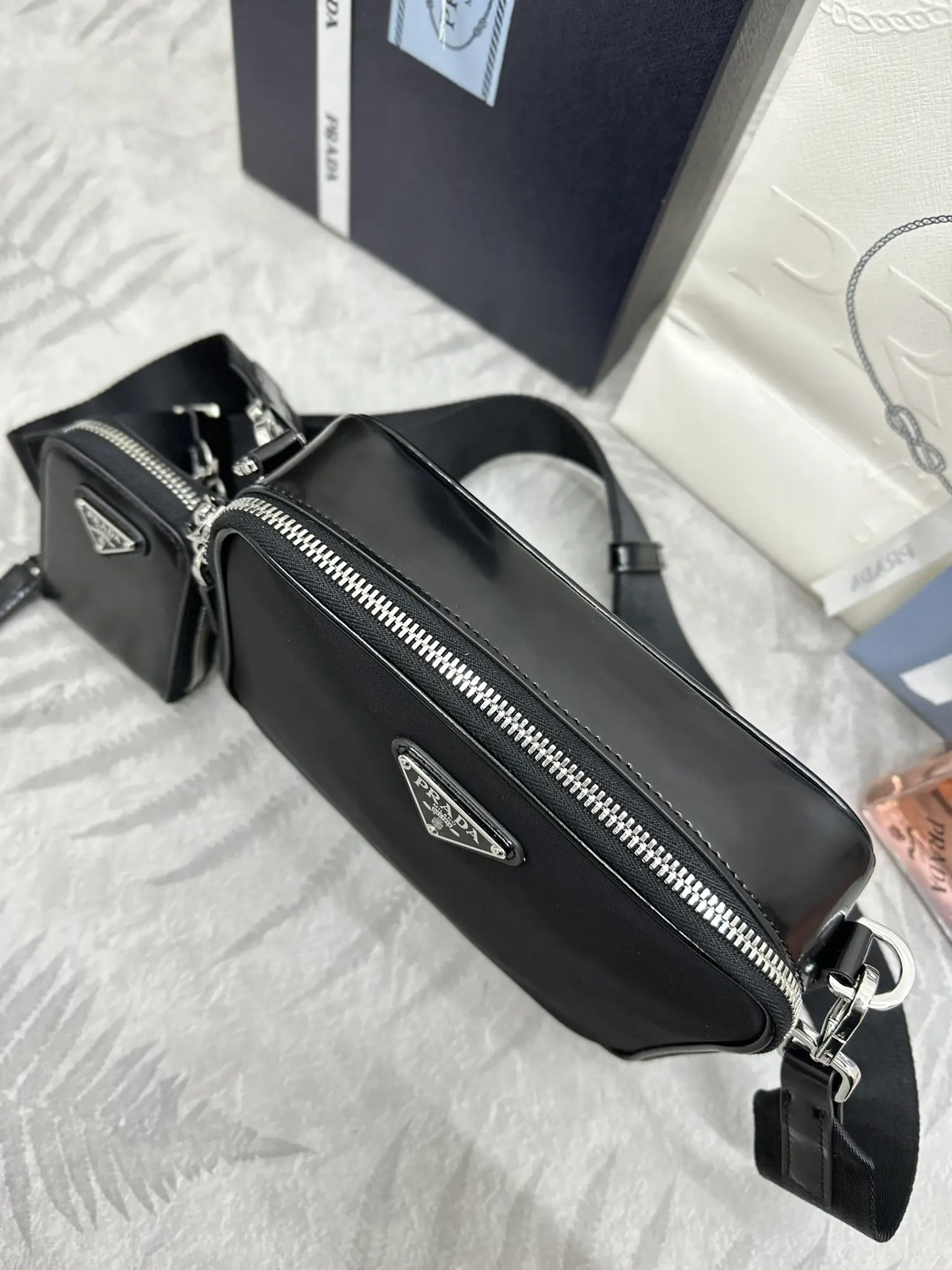 Prada Re-Nylon and Leather Camera Bag D76016466 — view 2