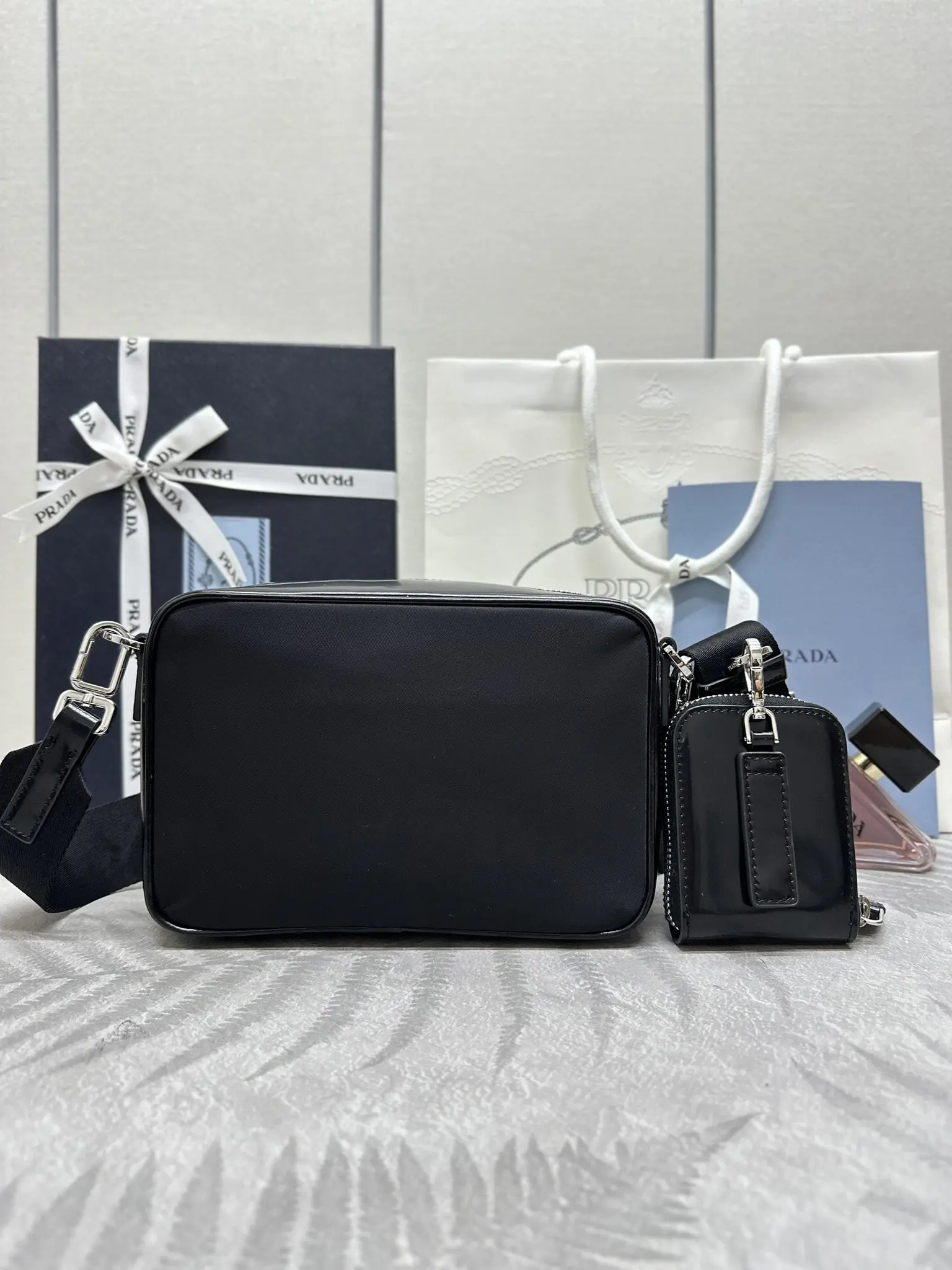 Prada Re-Nylon and Leather Camera Bag D76016466 — view 3