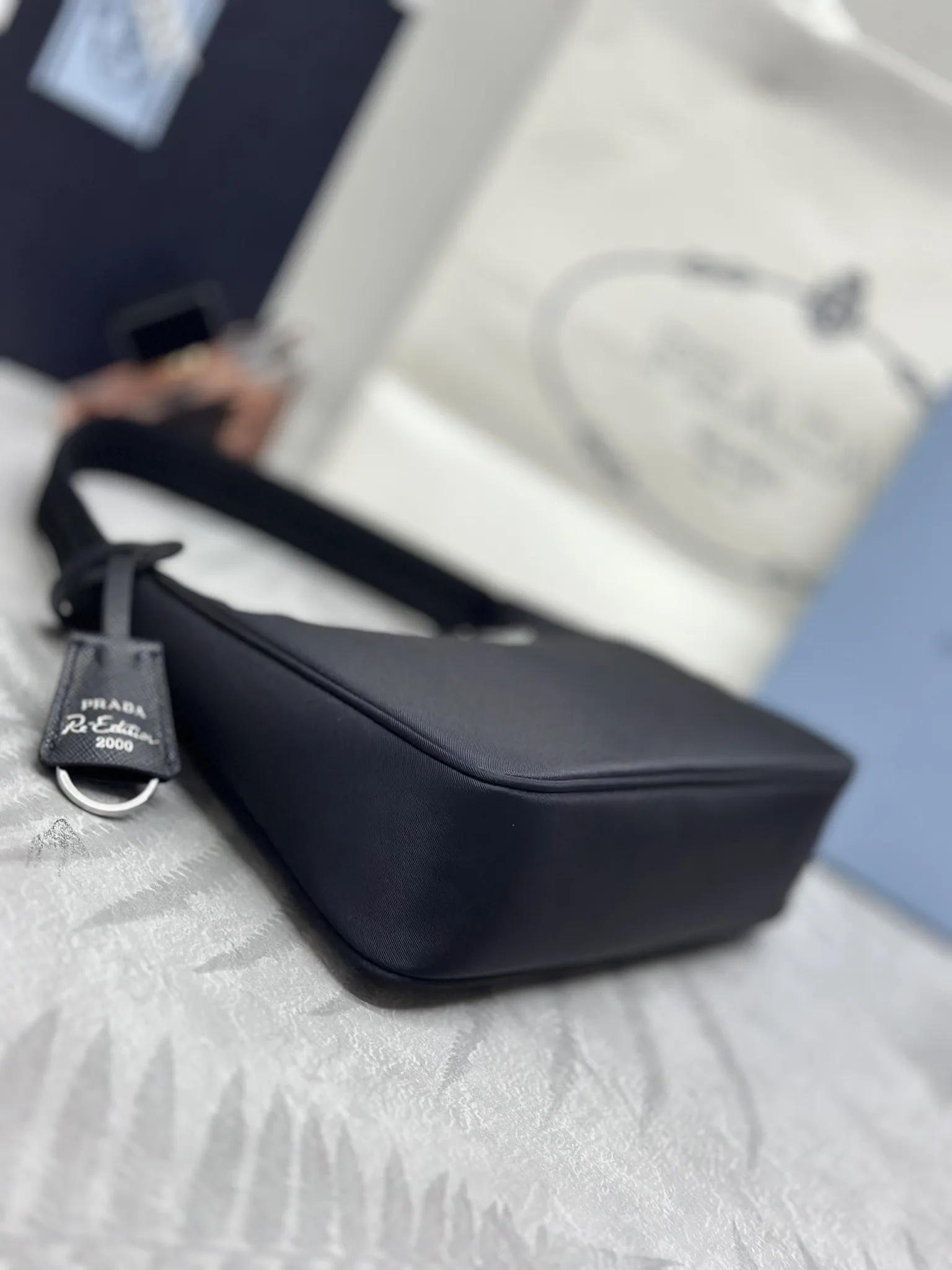 Prada Re-Edition 2000 Nylon Shoulder Bag D53016470 — view 5