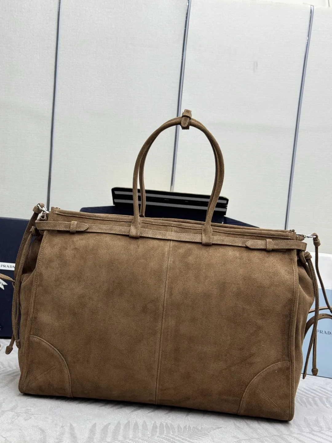 Suede Top-Handle & Crossbody Bag D118016472 — view 2