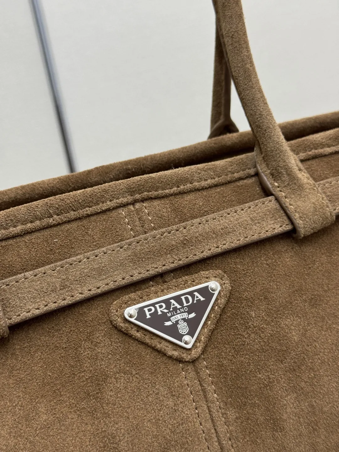 Suede Top-Handle & Crossbody Bag D118016472 — view 7