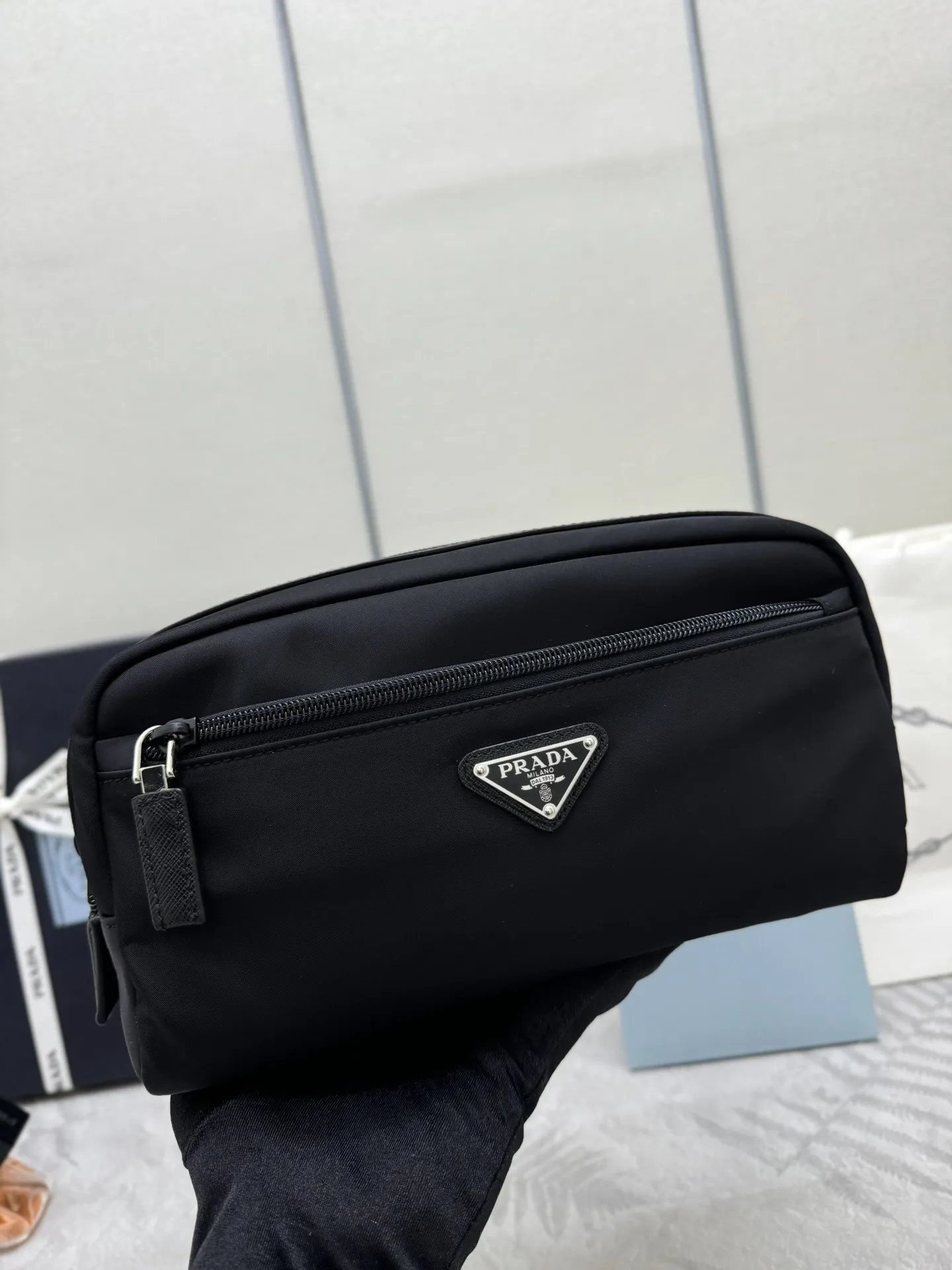 Re-Nylon Double-Layer Travel Pouch D61016476 — view 3