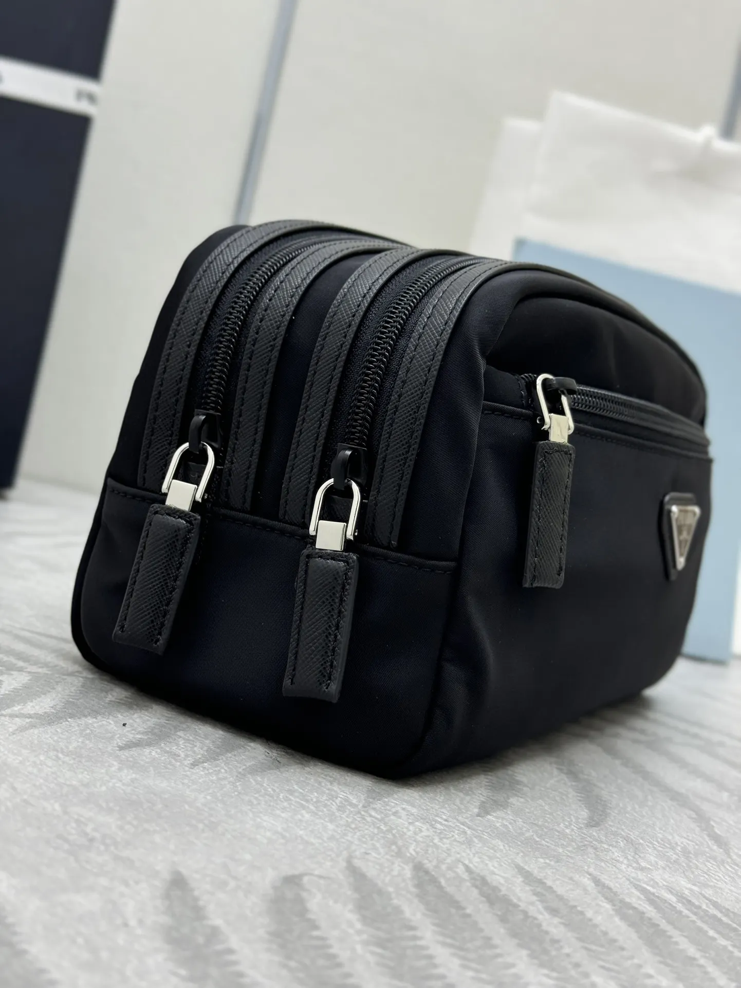 Re-Nylon Double-Layer Travel Pouch D61016476 — view 5