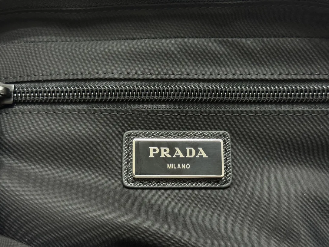 Re-Nylon Belt Bag with Leather Trim D58016478 — view 9