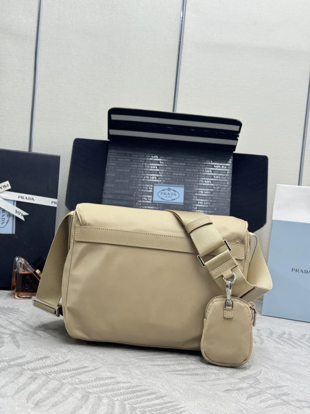 Prada Re-Nylon Crossbody Bag with Pouch D70016479 — view 2