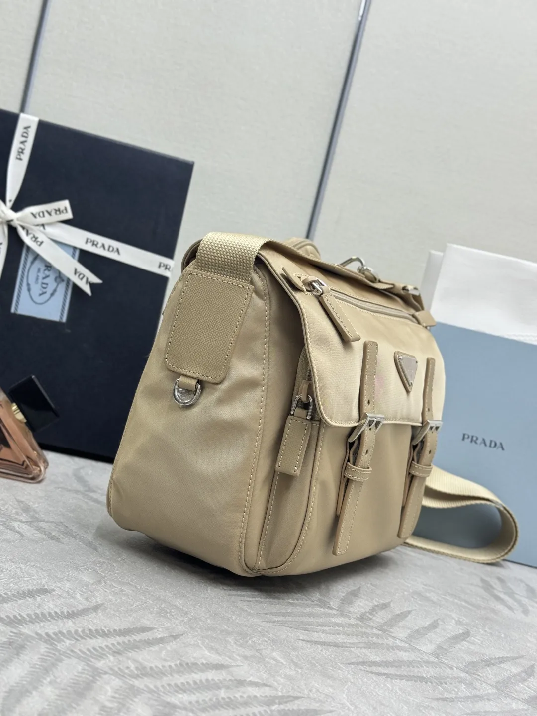 Prada Re-Nylon Crossbody Bag with Pouch D70016479 — view 4