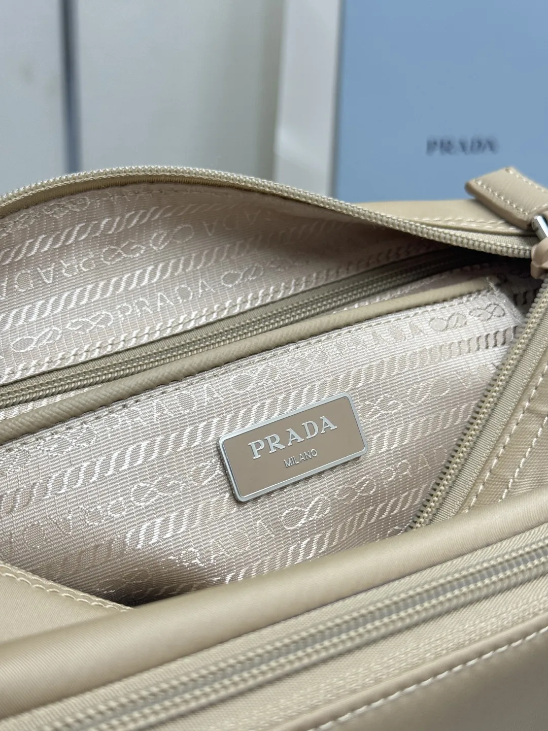 Prada Re-Nylon Crossbody Bag with Pouch D70016479 — view 9