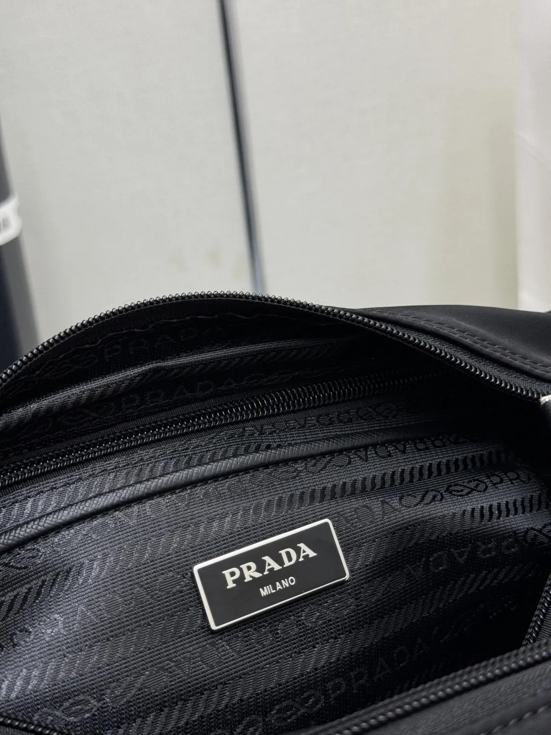 Re-Nylon Crossbody Bag with Detachable Pouch D70016481 — view 9