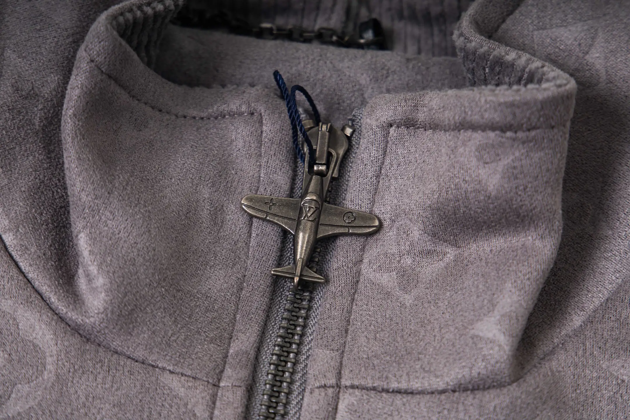 Monogram Embossed Faux Suede Bomber Jacket D29522188 — view 4