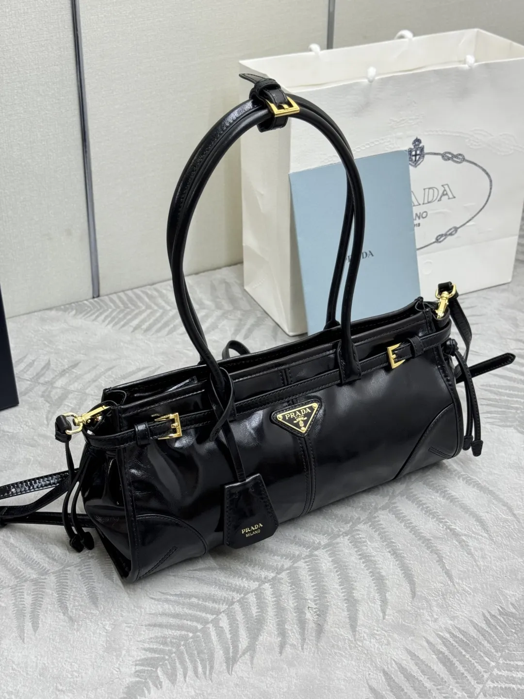 Soft Lux Leather Top-Handle Bag D104017742 — view 2