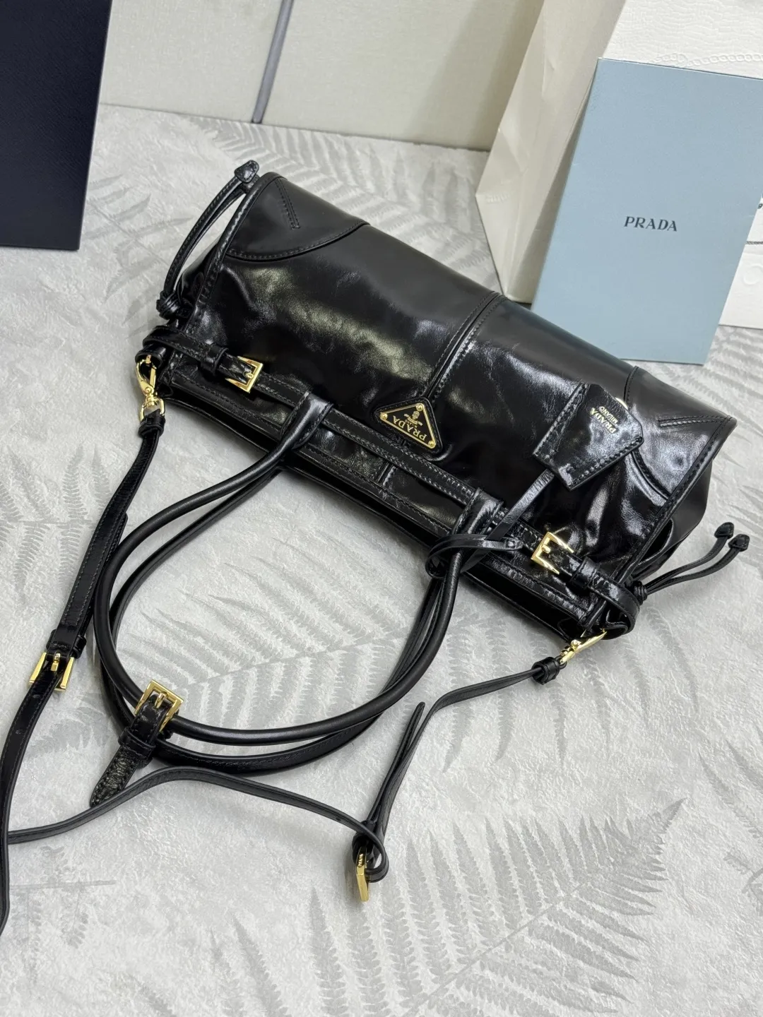 Soft Lux Leather Top-Handle Bag D104017742 — view 3