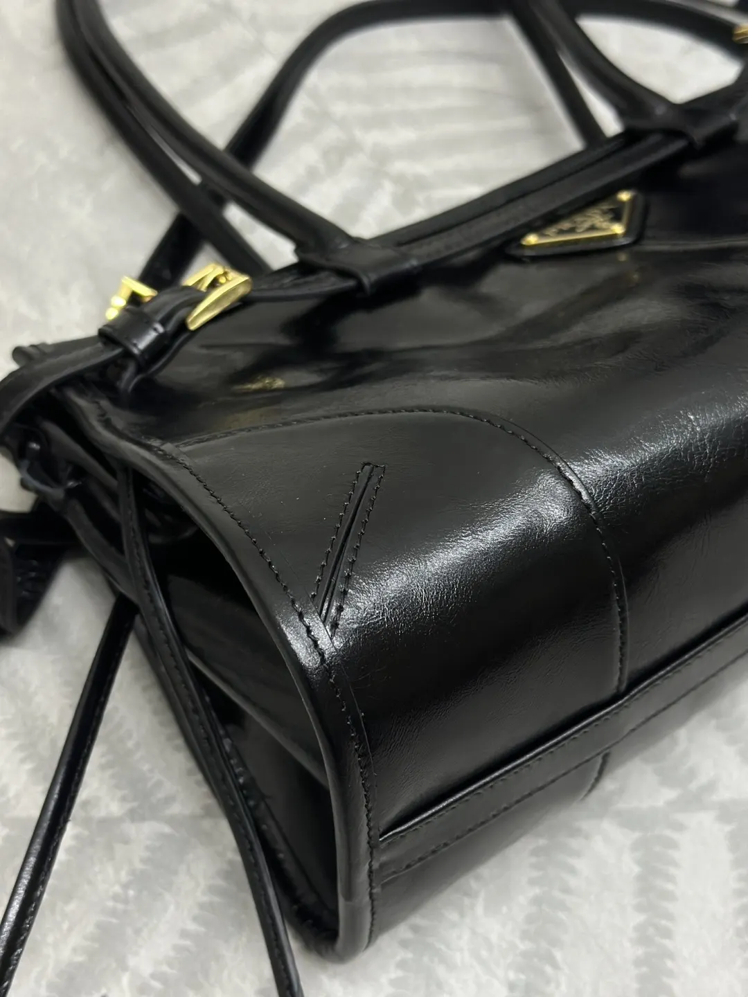 Soft Lux Leather Top-Handle Bag D104017742 — view 6