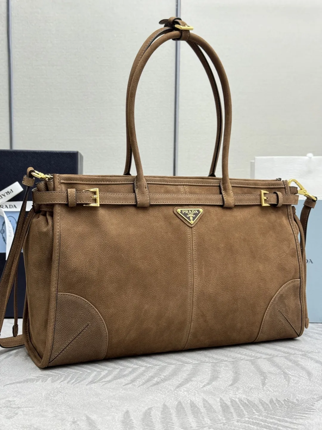 Soft Lux Suede Top-Handle & Crossbody Bag D108017750 — view 22