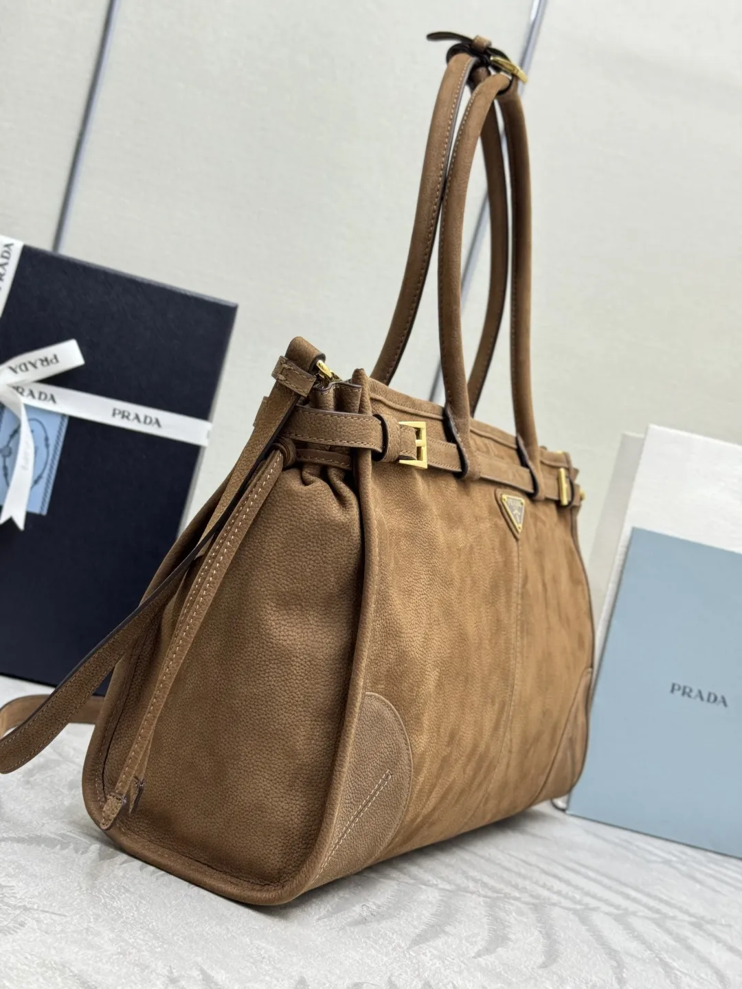Soft Lux Suede Top-Handle & Crossbody Bag D108017750 — view 23