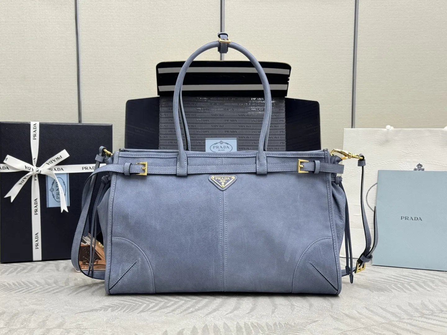 Soft Lux Suede Top-Handle & Crossbody Bag D108017750