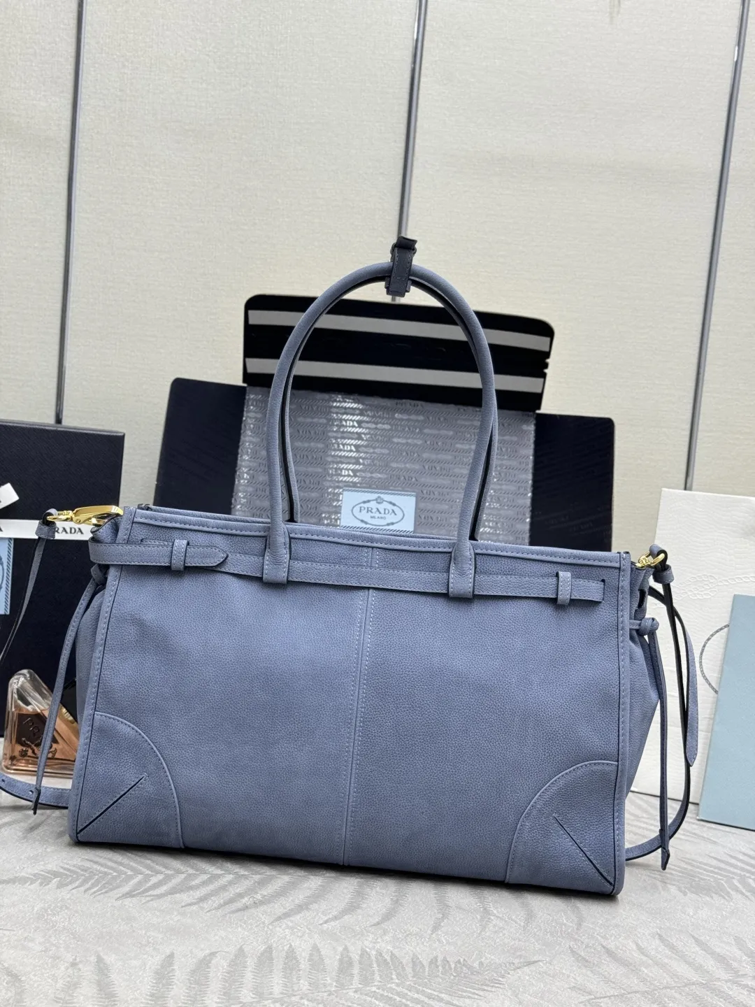 Soft Lux Suede Top-Handle & Crossbody Bag D108017750 — view 2