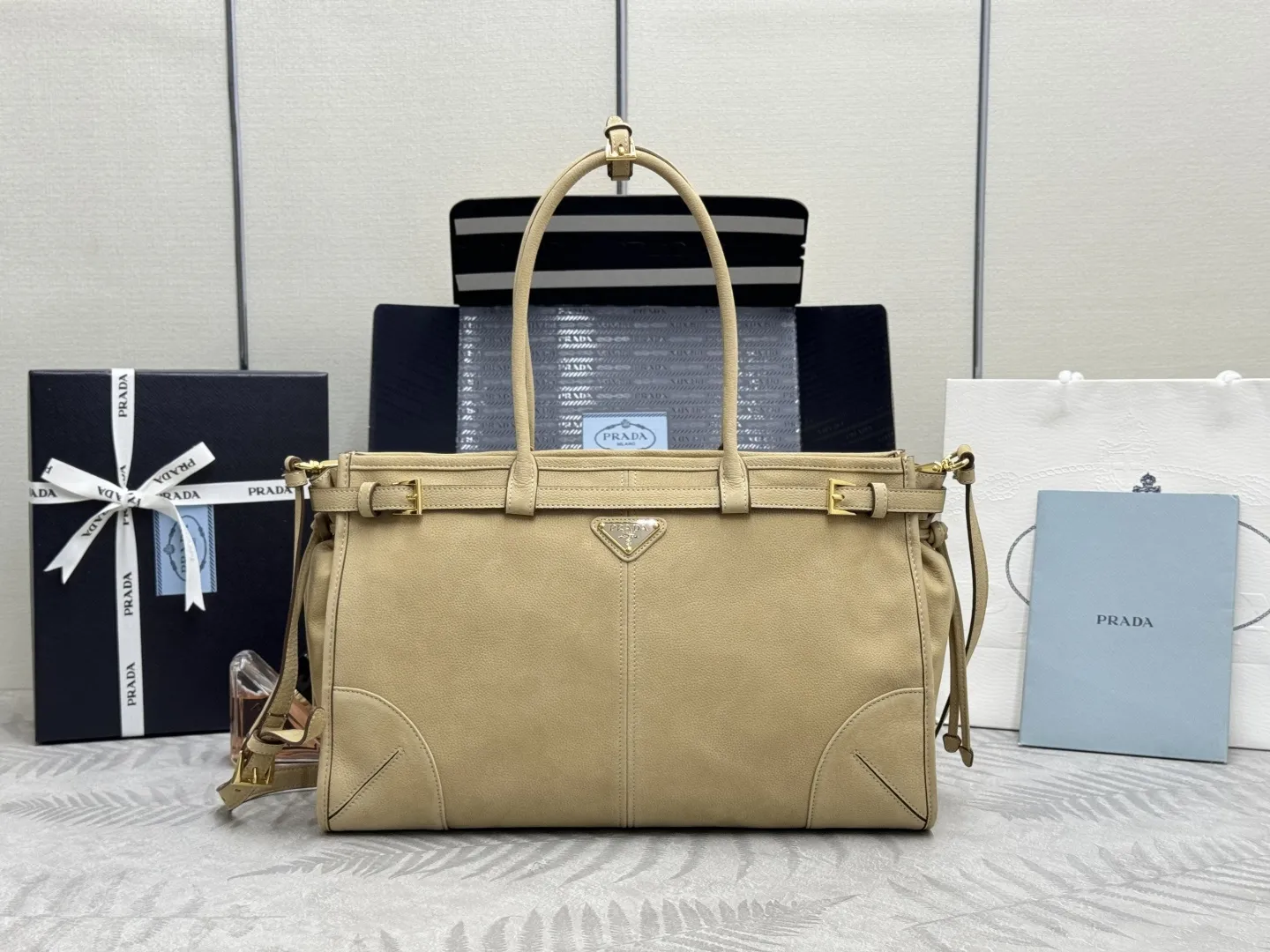 Soft Lux Suede Top-Handle & Crossbody Bag D108017750 — view 10