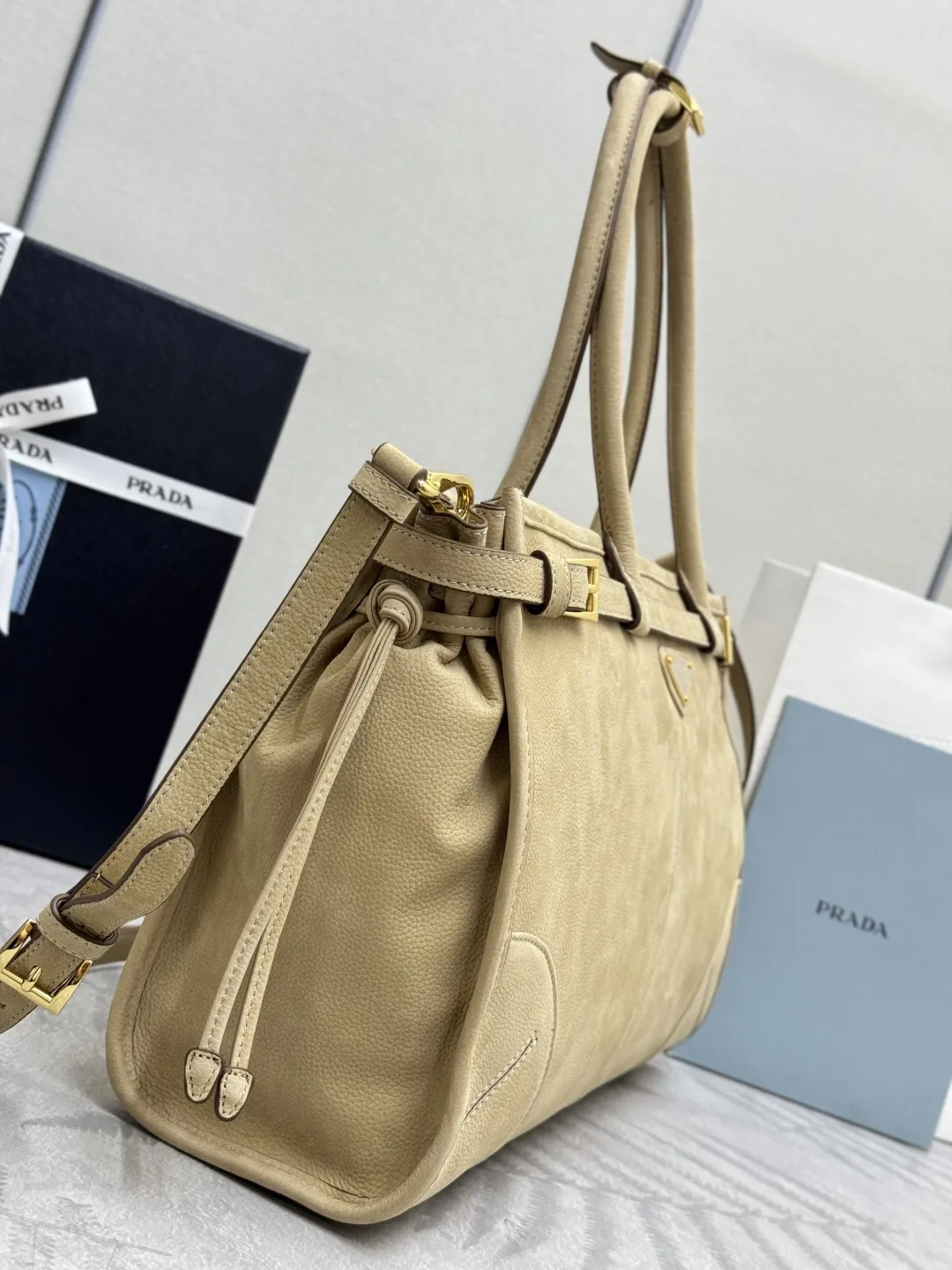 Soft Lux Suede Top-Handle & Crossbody Bag D108017750 — view 14