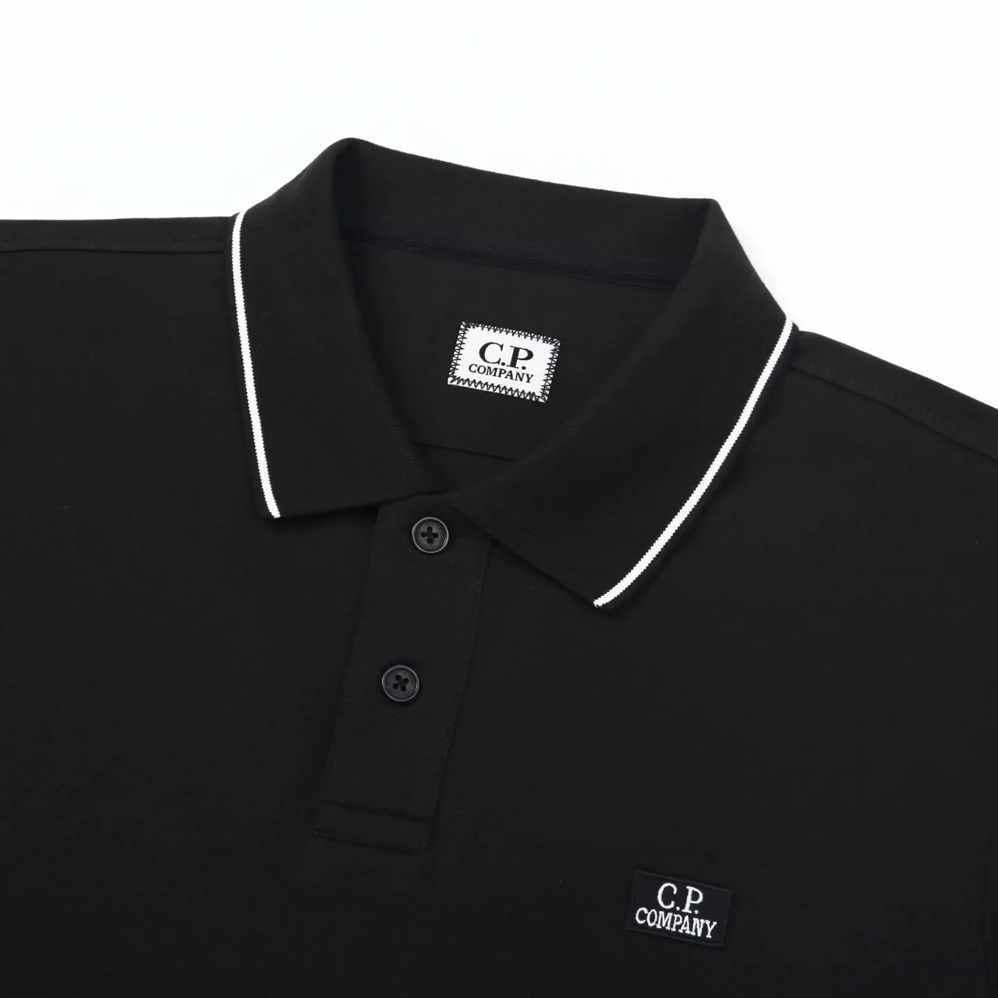 Logo-Patch Stretch-Cotton Piqué Polo Shirt D12511575 — view 3