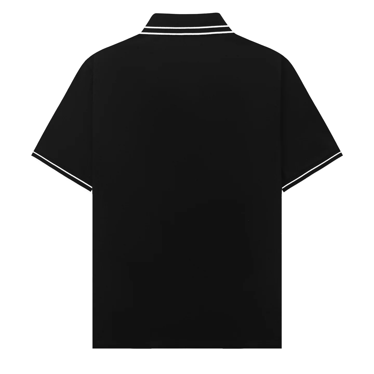 Logo-Patch Tipped Stretch-Piqué Polo Shirt D12511583 — view 2