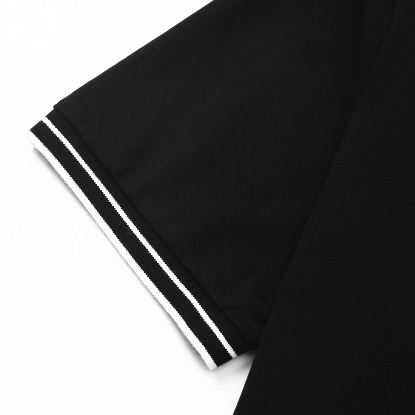 Logo-Patch Tipped Stretch-Piqué Polo Shirt D12511583 — view 7